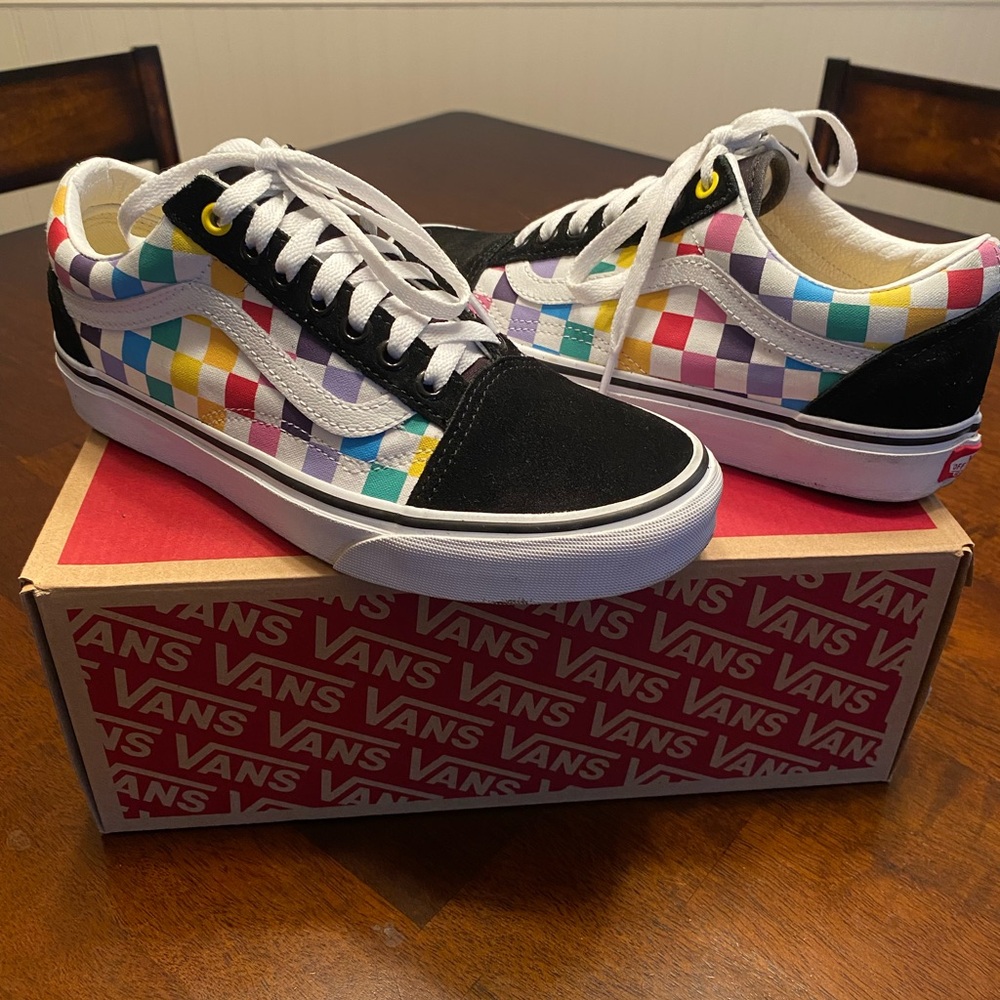 Vans Multicolor Checkered Sneakers